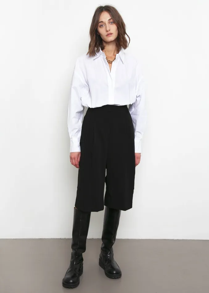 Women Lakely Oversized Button Down Shirt 8211 White The Frankie Shop Tops