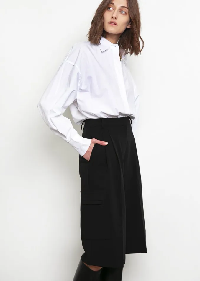 Women Lakely Oversized Button Down Shirt 8211 White The Frankie Shop Tops