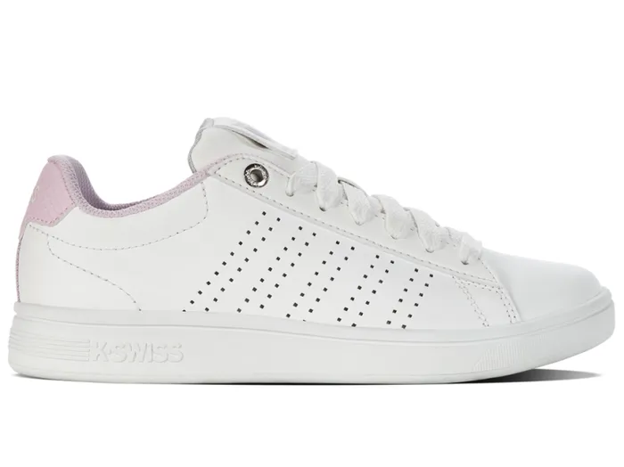 Women Lifestyle KSwiss BASE COURT Brilliant Whitelilac Snowgray Violet