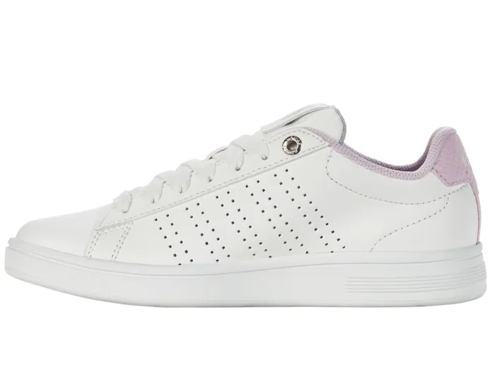Women Lifestyle KSwiss BASE COURT Brilliant Whitelilac Snowgray Violet