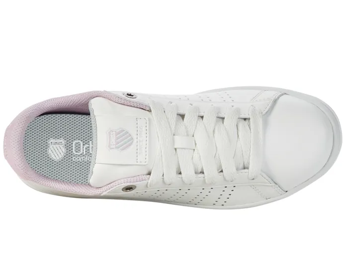 Women Lifestyle KSwiss BASE COURT Brilliant Whitelilac Snowgray Violet