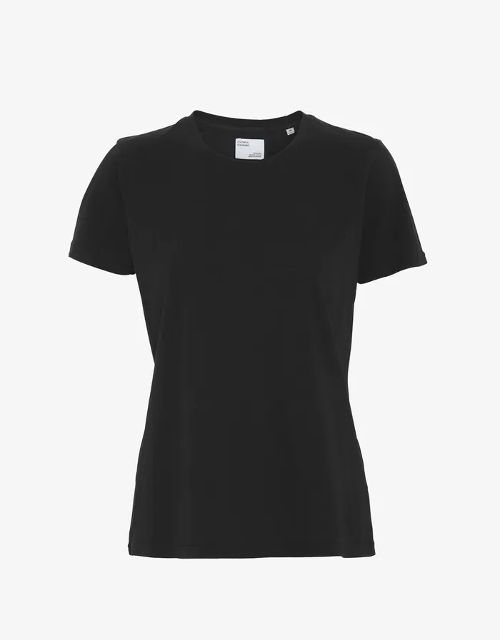 Women Light Organic Tee 8211 Deep Black Women TShirts Colorfulstandard