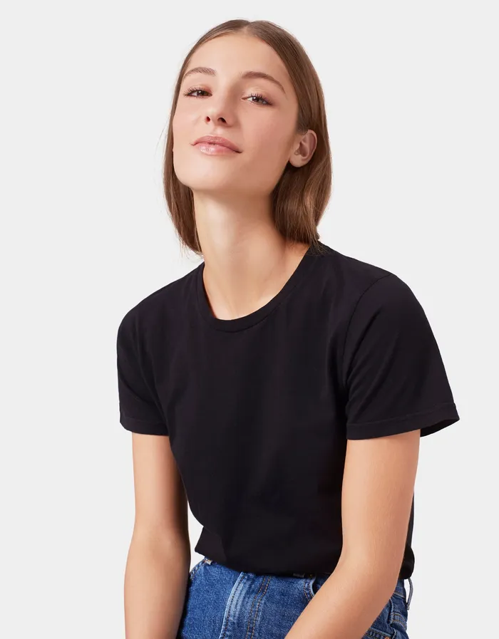 Women Light Organic Tee 8211 Deep Black Women TShirts Colorfulstandard