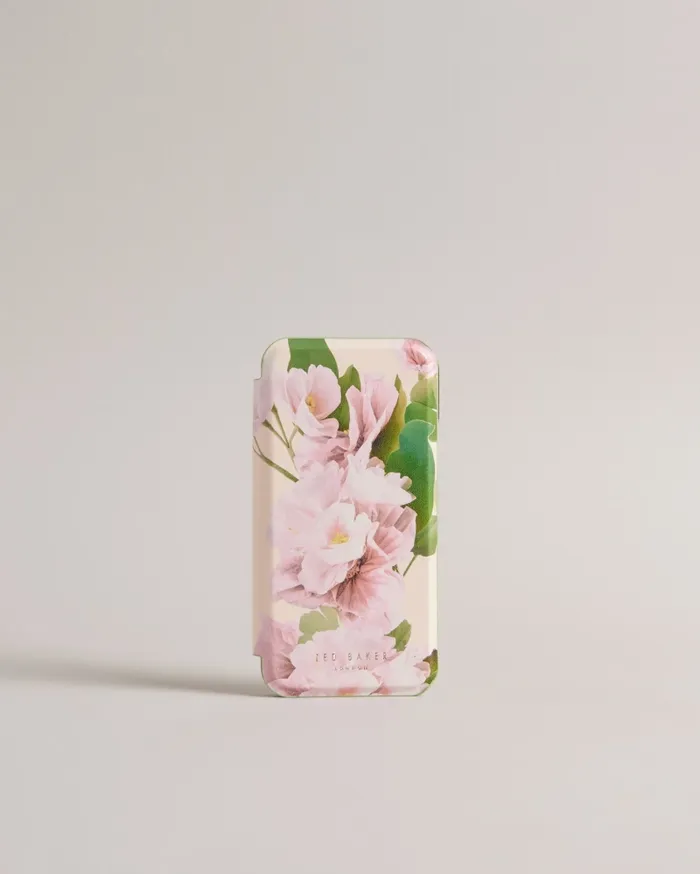Women LIRIOS 8211 Digital Floral Print IPhone 12 And 12 Pro Mirror Case Light Pink Ted Baker Tech Accessories