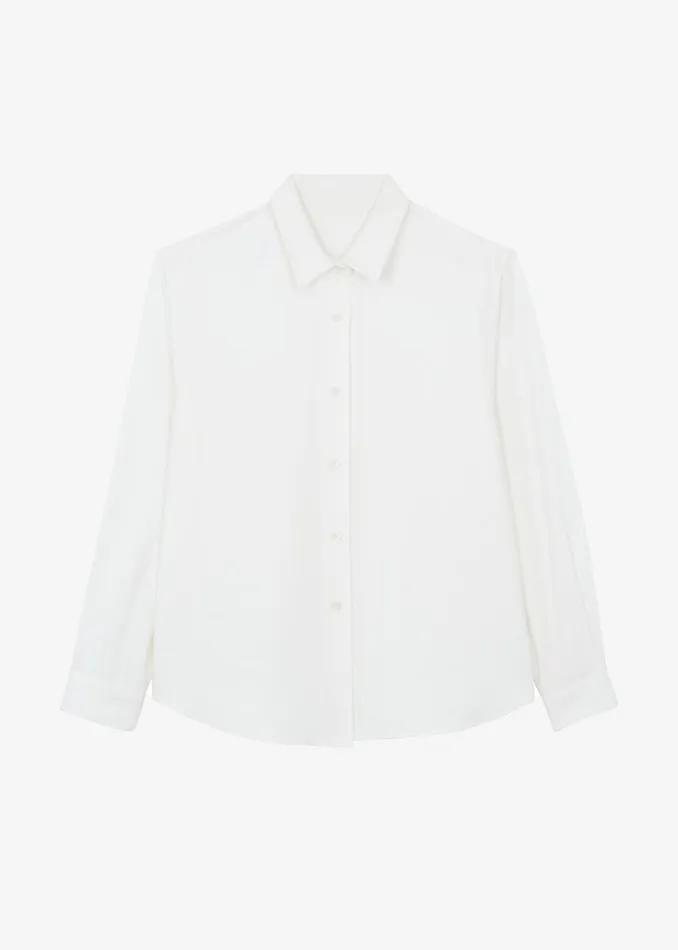 Women Lotta Fluid Shirt 8211 Off White The Frankie Shop Tops