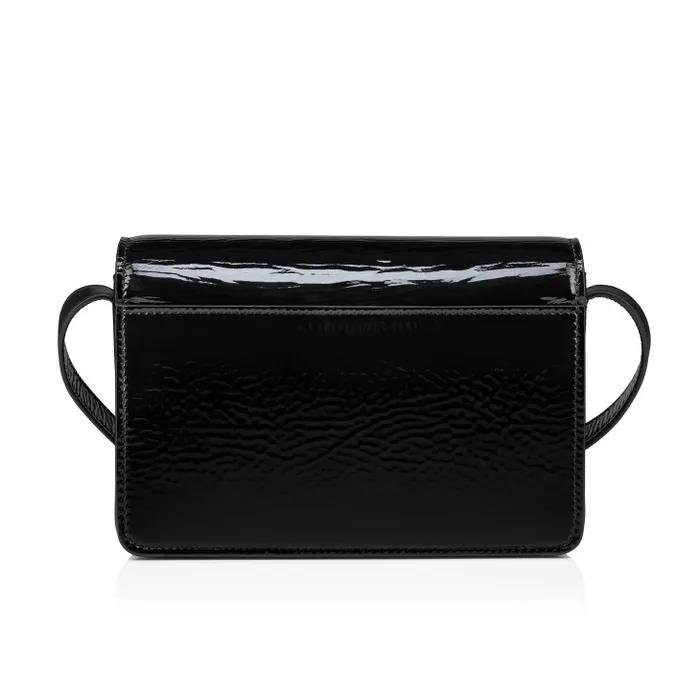 Women Loubi54 Crossbody Bag 8211 Vog Patent Leather 8211 Black Christian Louboutin Shoulder Bags