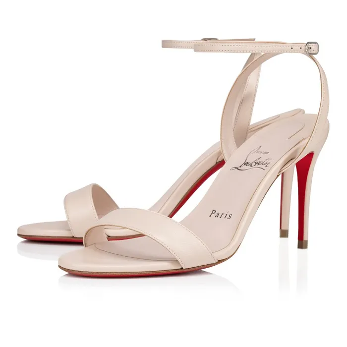 Women Loubigirl 85 Mm Sandals 8211 Nappa Leather 8211 Leche Christian Louboutin Sandals and Slides Women Loubigirl 85 Mm Sandals 8211 Nappa Leather 8211 Leche Christian Louboutin Sandals and Slides