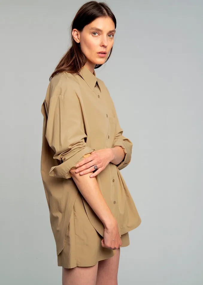 Women Lui Organic Cotton Shirt 8211 Sahara The Frankie Shop Tops
