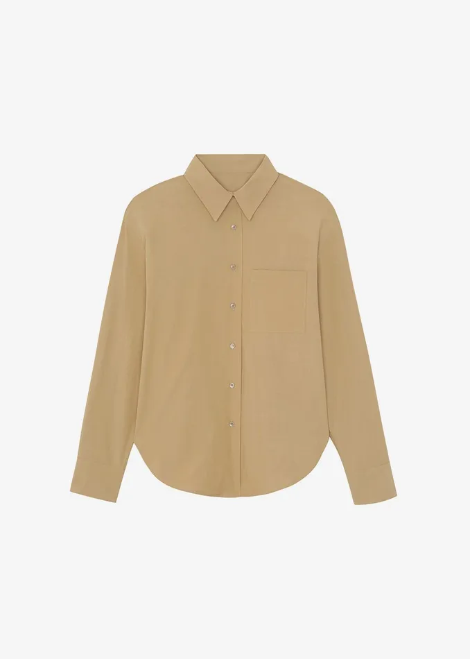 Women Lui Organic Cotton Shirt 8211 Sahara The Frankie Shop Tops