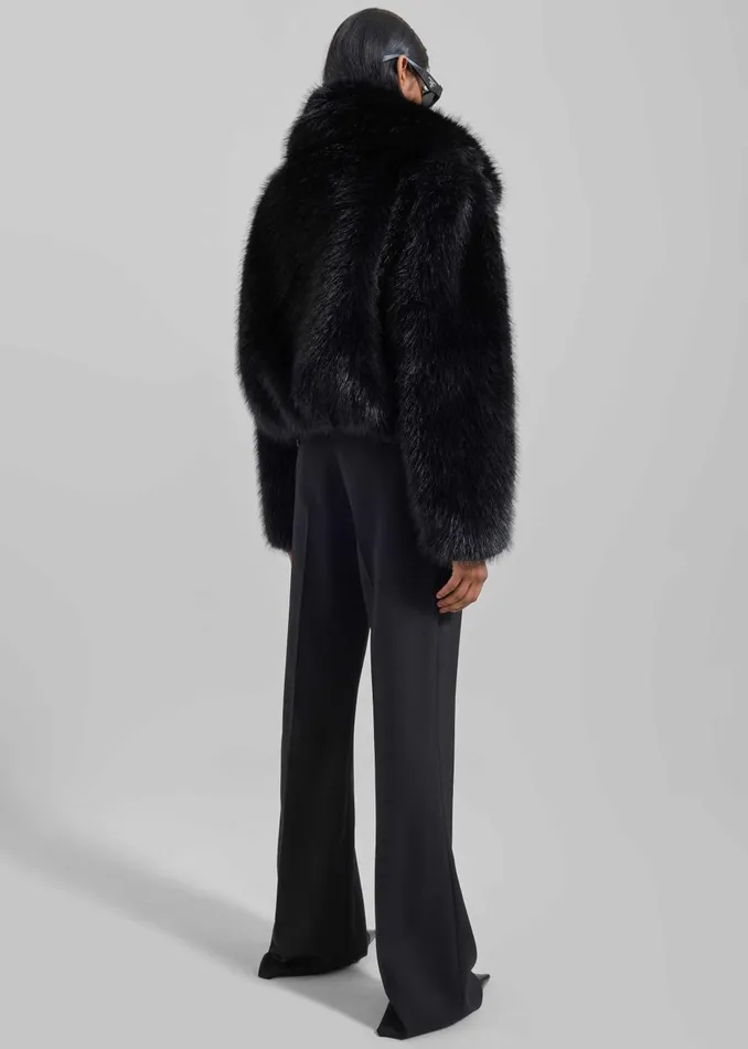 Women Lyra Flared Pants 8211 Black The Frankie Shop Bottoms