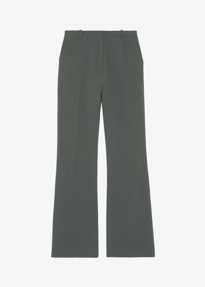 Women Lyra Flared Pants 8211 Light Khaki The Frankie Shop Bottoms