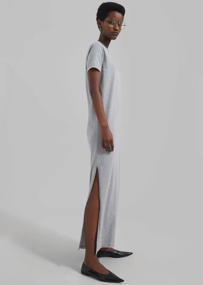 Women Maya TShirt Dress 8211 Grey The Frankie Shop Dresses