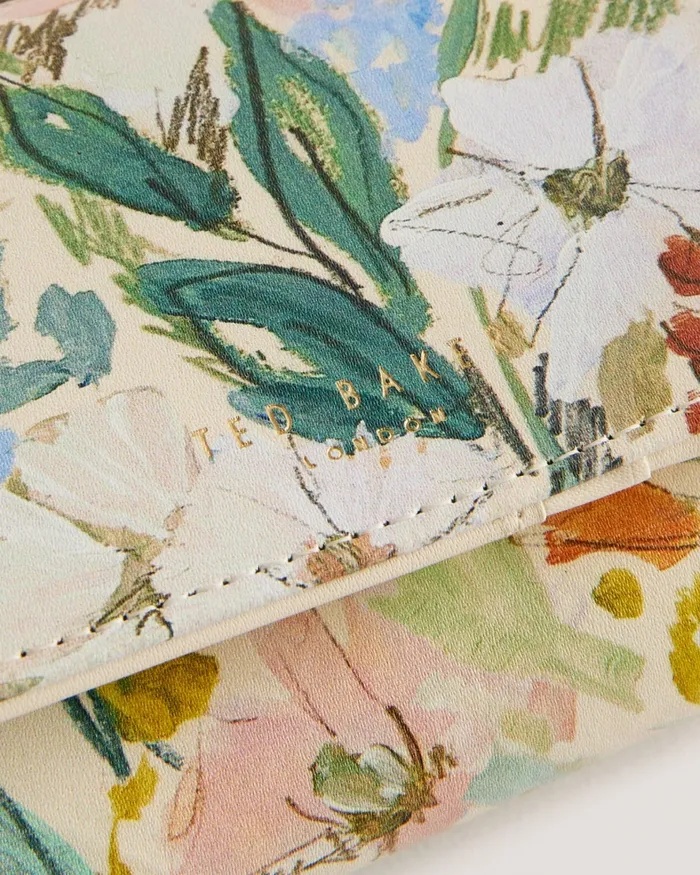 Women MEADELA 8211 Floral Print Crystal Bobble Purse Cream Ted Baker Purses and Cardholders Women MEADELA 8211 Floral Print Crystal Bobble Purse Cream Ted Baker Purses and Cardholders