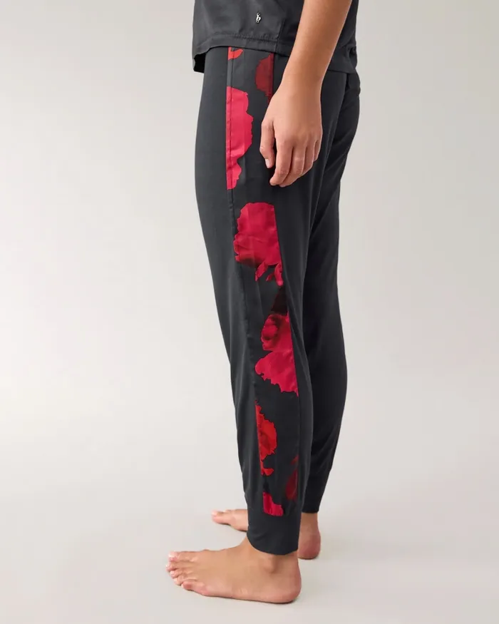 Women MEEYLA 8211 Floral Satin Panel Jersey Pyjama Set Deeppink Ted Baker Lingerie and Pyjamas Women MEEYLA 8211 Floral Satin Panel Jersey Pyjama Set Deeppink Ted Baker Lingerie and Pyjamas