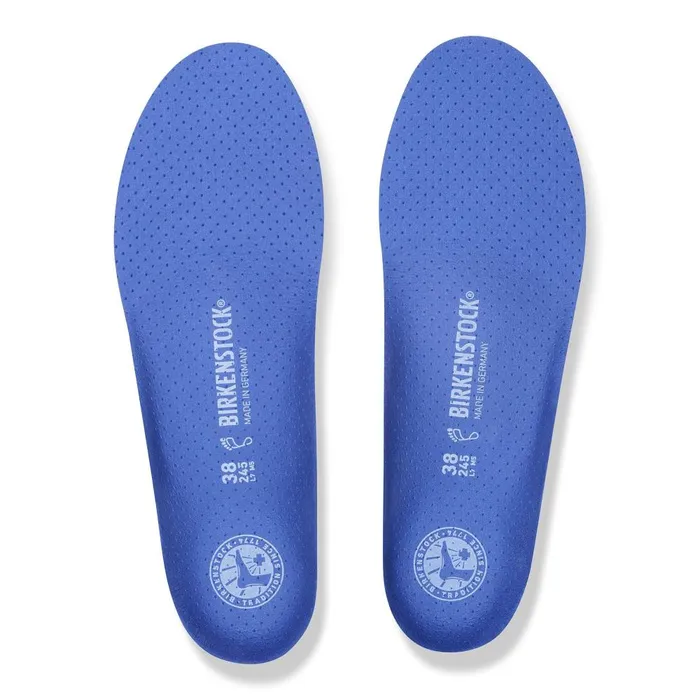WomenMen Birkenstock Arch Supports And Insoles Blue Footbed For Sneakers Blue