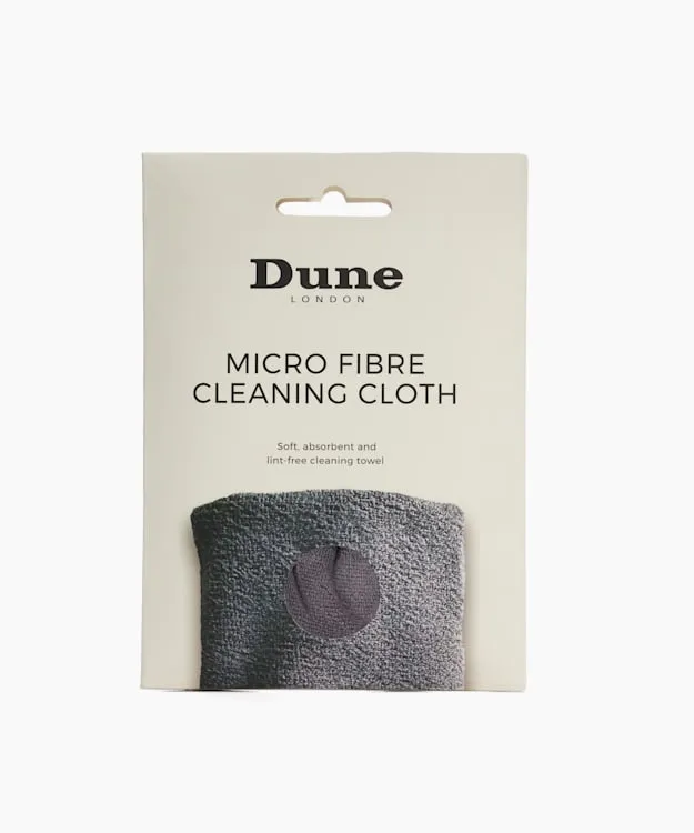 WomenMen Dune London Shoe Care Micro Fibre Cleaning Cloth White