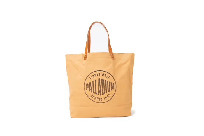 WomenMen ROUND LOGO TOTE BAG Camel PALLADIUM Bags