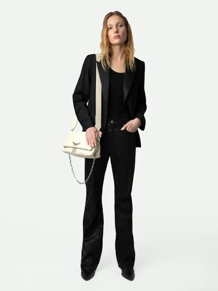 WomenMen Zadig and Voltaire Shoulder Bags Swing Your Wings Rocky Bag Flash WomenMen Zadig and Voltaire Shoulder Bags Swing Your Wings Rocky Bag Flash