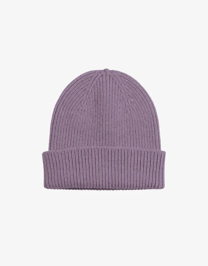 Women Merino Wool Beanie Purple Haze Colorful Standard Beanies