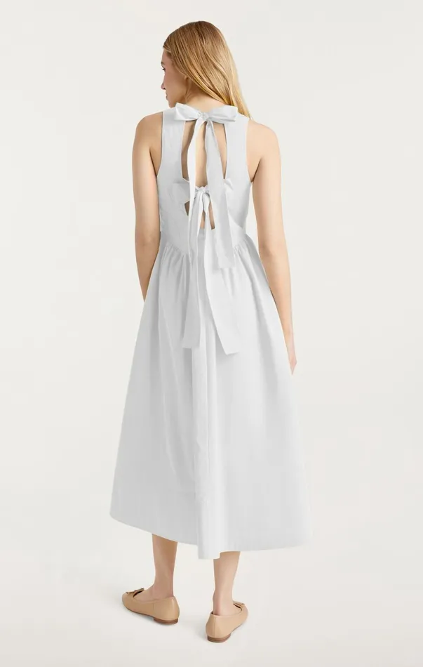Women Midi Cinq Sept Benita Dress White