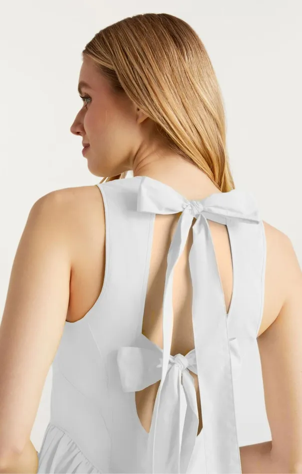 Women Midi Cinq Sept Benita Dress White