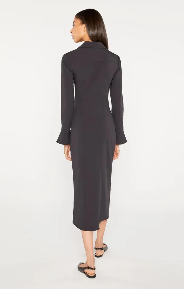 Women Midi Cinq Sept Midi Mckenna Dress Black