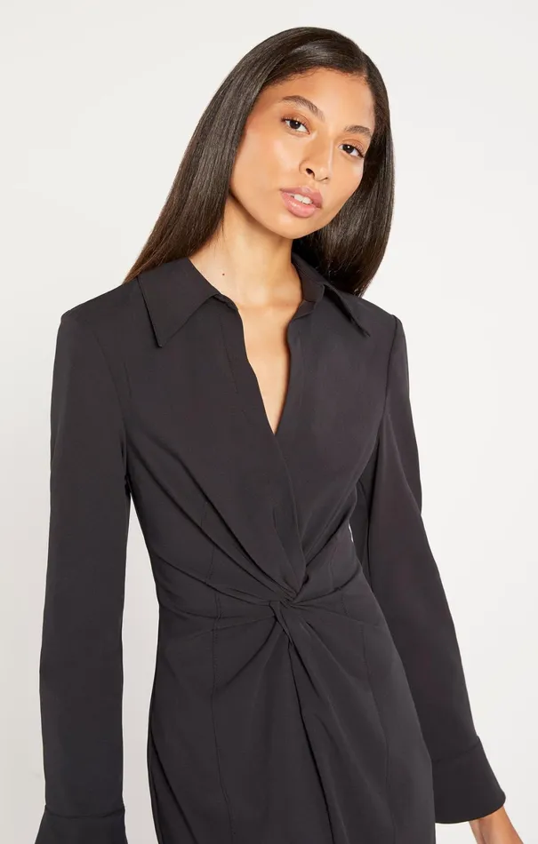 Women Midi Cinq Sept Midi Mckenna Dress Black