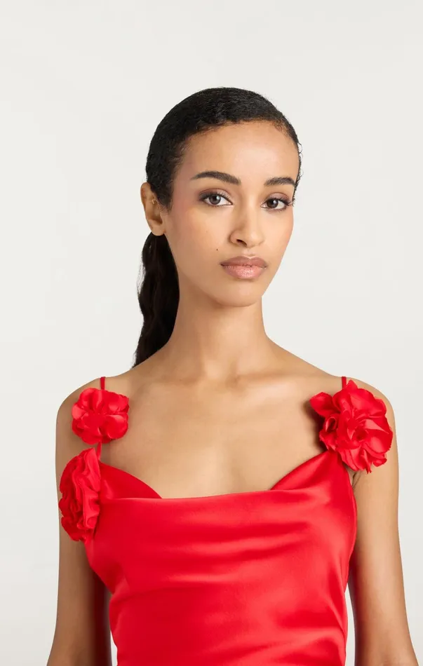 Women Mini Cinq Sept Logan Dress Cardinal