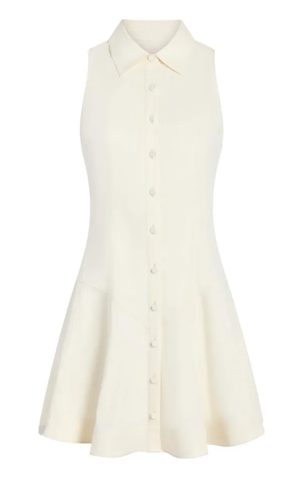 Women Mini Cinq Sept Poppy Dress Ivory