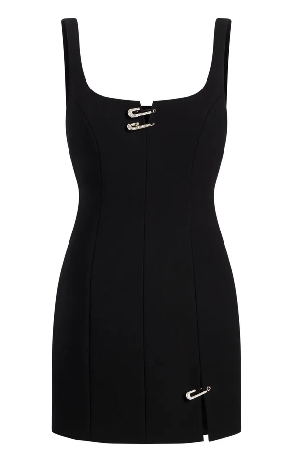 Women Mini Cinq Sept Toira Dress Black