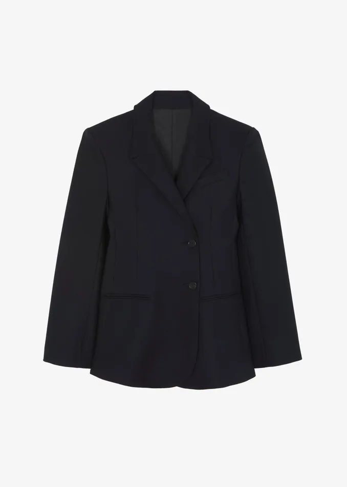 Women Morrison Crossover Blazer 8211 Black The Frankie Shop Outerwear