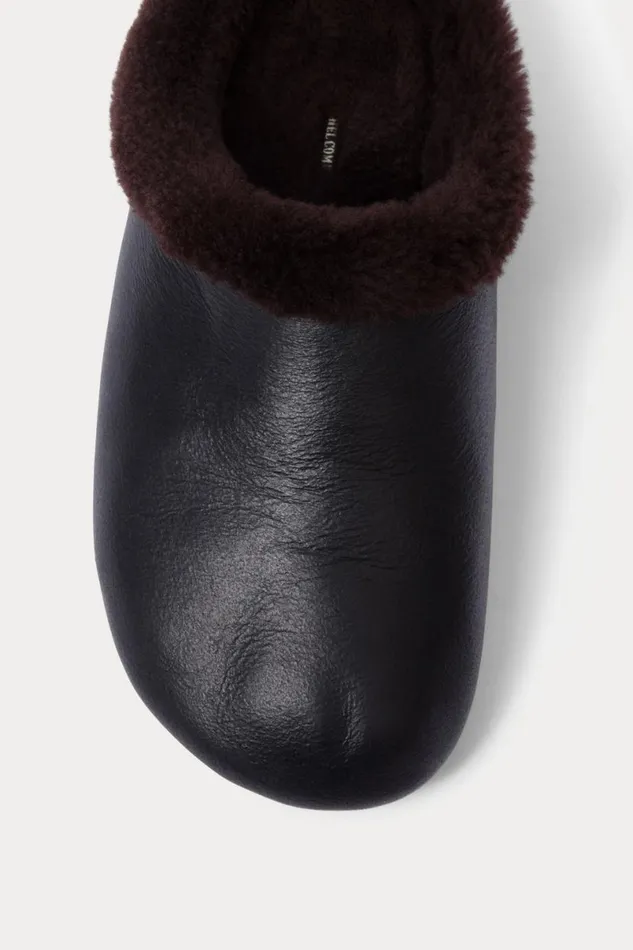 Women Mules Wedges Rachel Comey Echo Slide Black Brown