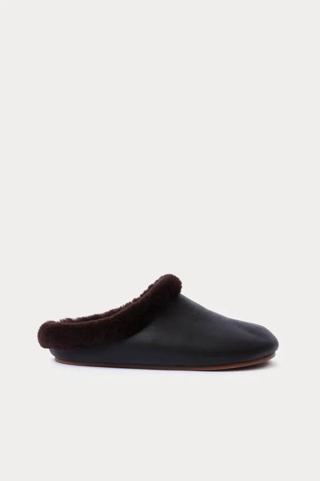 Women Mules Wedges Rachel Comey Echo Slide Black Brown