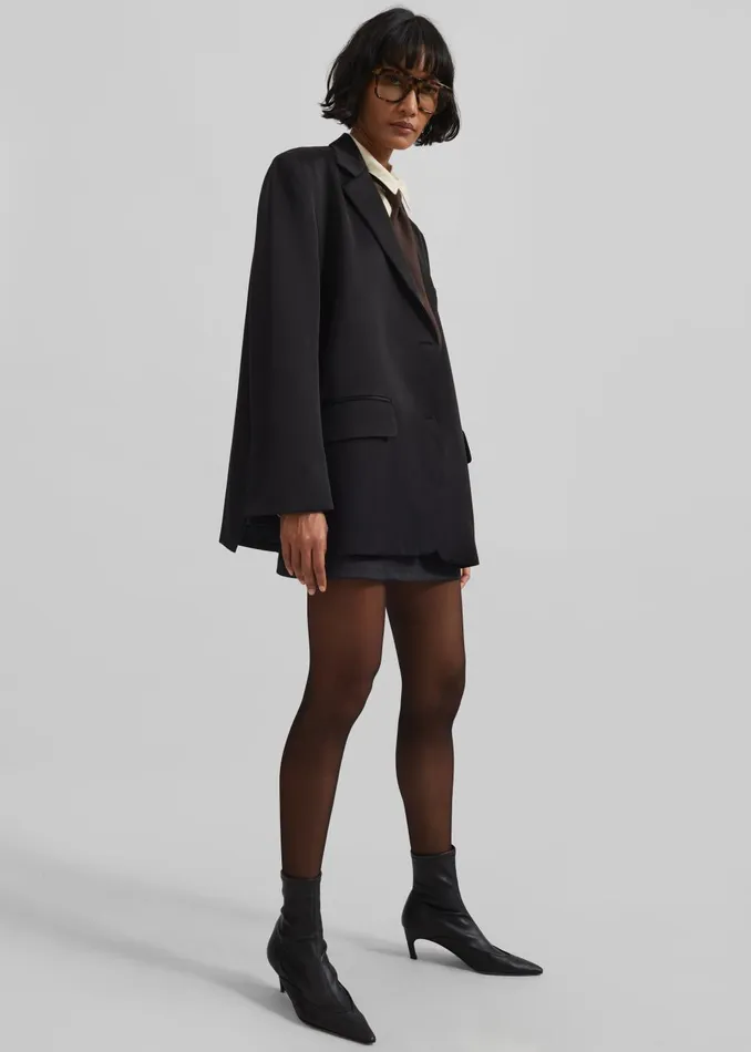 Women Nessa Mini Skirt 8211 Black The Frankie Shop Bottoms
