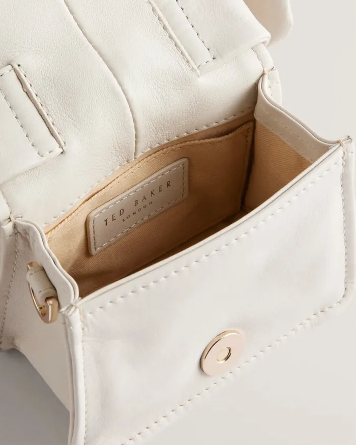 Women NIALINN 8211 Mini Bow Knot Crossbody Bag Ivory Ted Baker Tote Bags