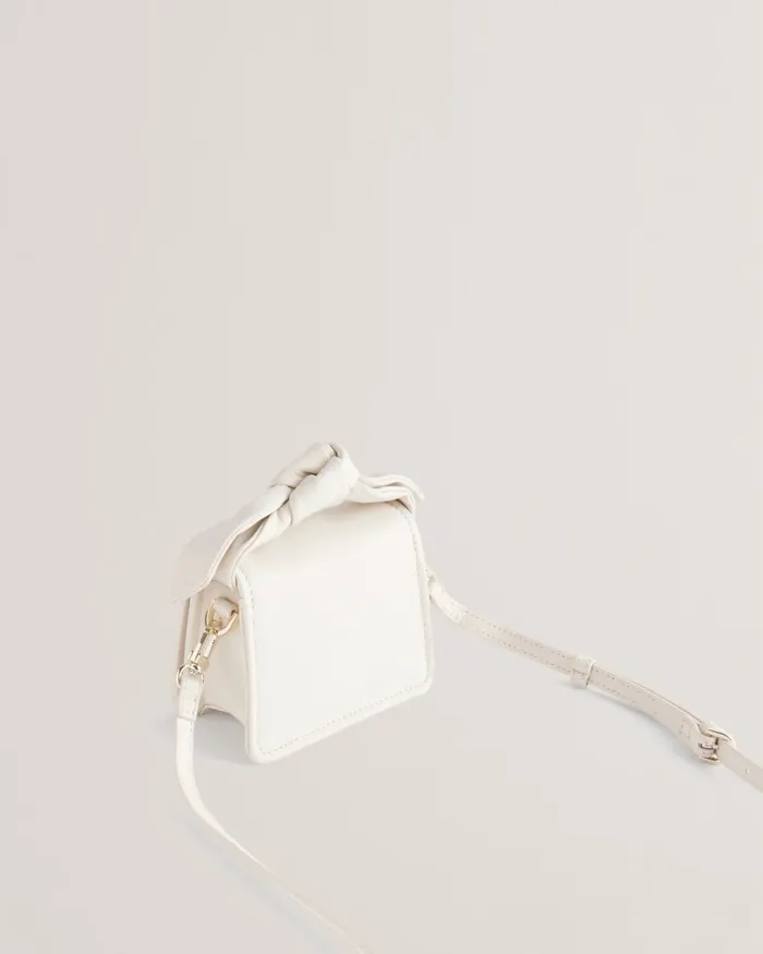 Women NIALINN 8211 Mini Bow Knot Crossbody Bag Ivory Ted Baker Tote Bags