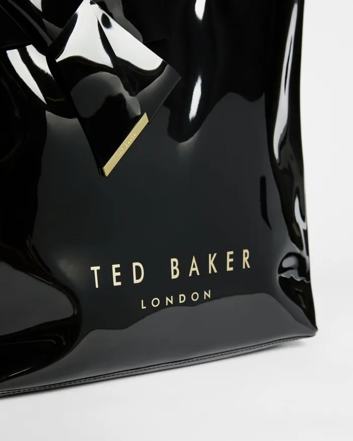 Women NICON 8211 Knot Bow Large Icon Bag Black Ted Baker Tote Bags