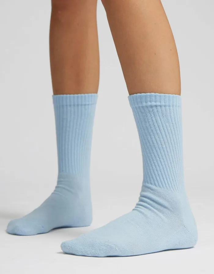 Women Organic Active Sock Soft Yellow Colorful Standard Socks