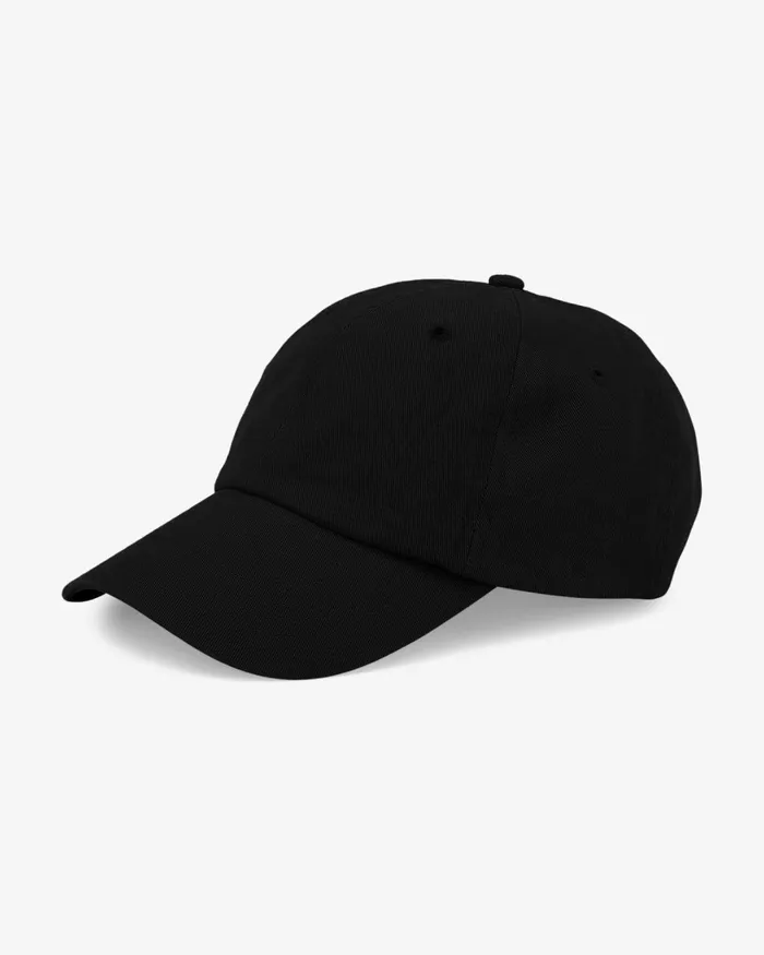Women Organic Cotton Cap Deep Black Colorful Standard Caps