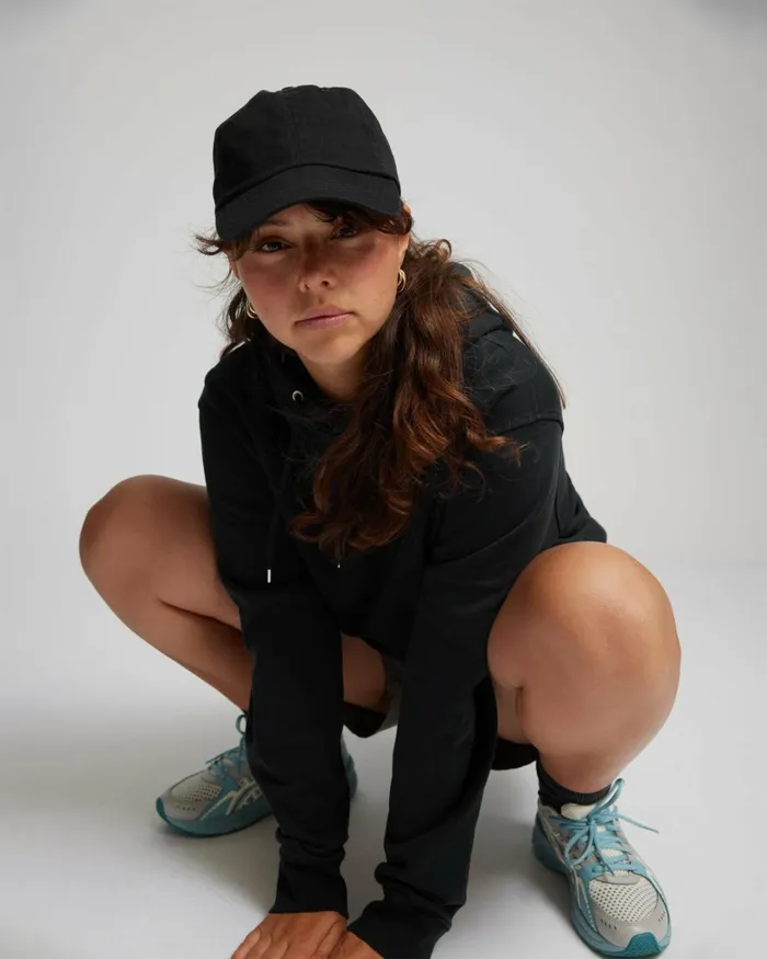Women Organic Cotton Cap Deep Black Colorful Standard Caps