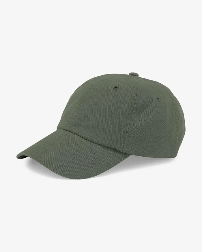 Women Organic Cotton Cap Dusty Olive Colorful Standard Caps
