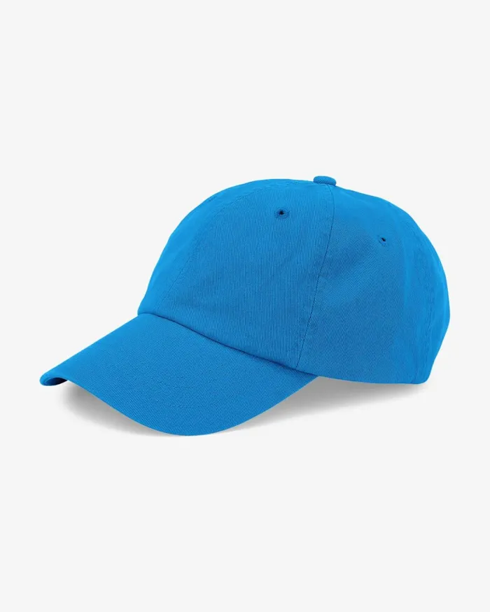 Women Organic Cotton Cap Pacific Blue Colorful Standard Caps