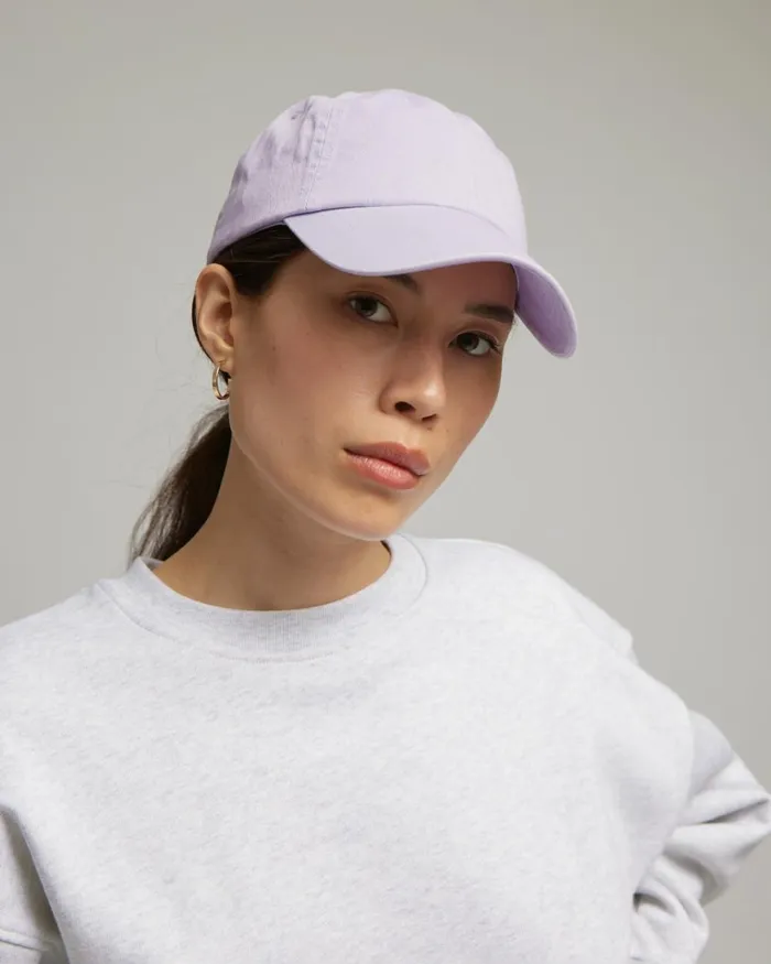Women Organic Cotton Cap Soft Lavender Colorful Standard Caps