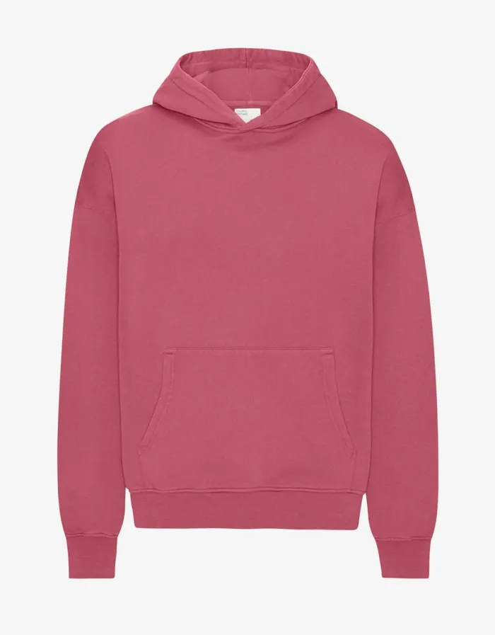 Women Organic Oversized Hood Raspberry Pink Colorful Standard Hoodies