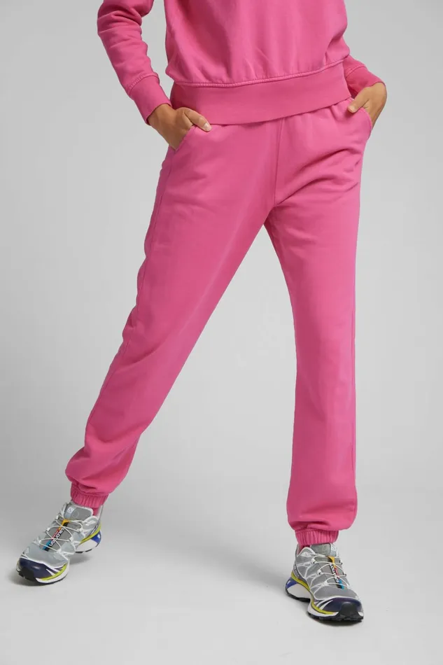 Women Organic Sweatpants Oyster Grey Colorful Standard Sweatpants