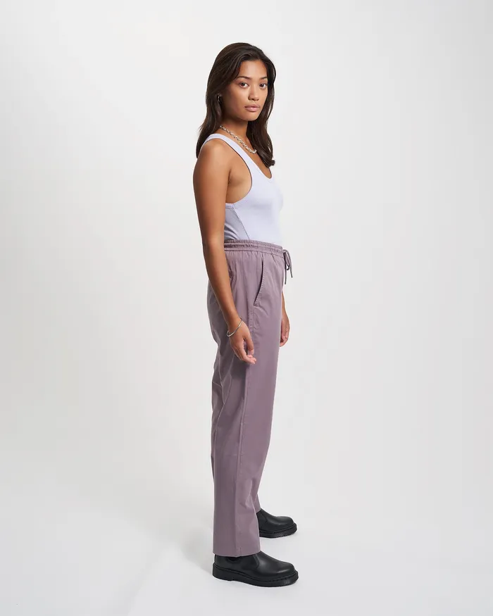 Women Organic Twill Pants 8211 Purple Haze Pants Colorfulstandard