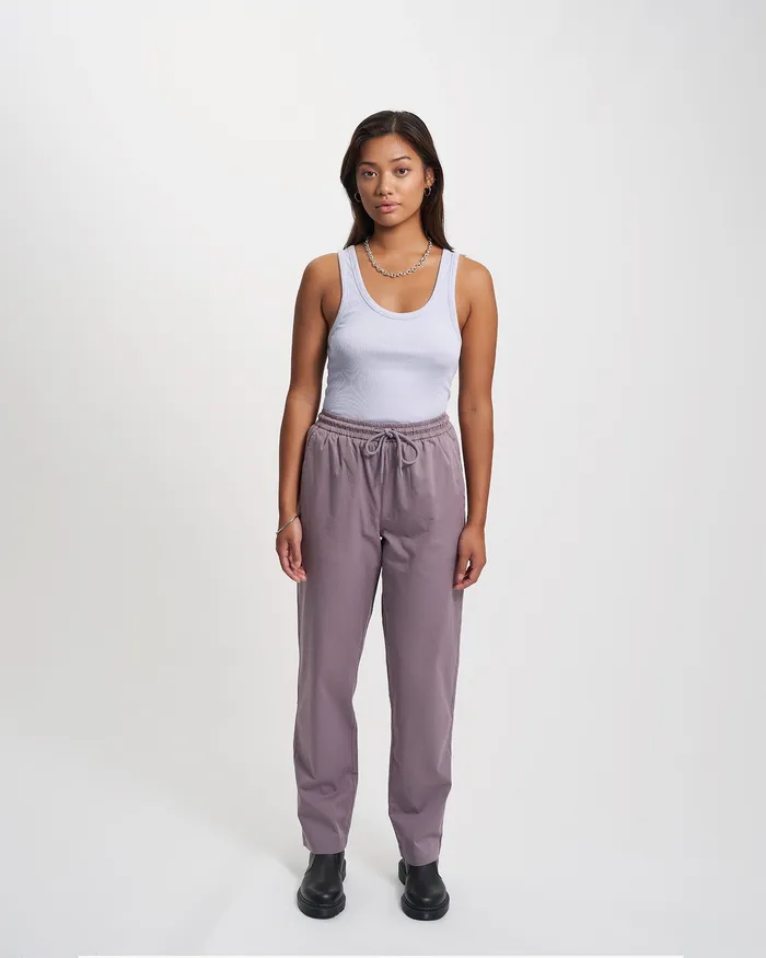 Women Organic Twill Pants 8211 Purple Haze Pants Colorfulstandard