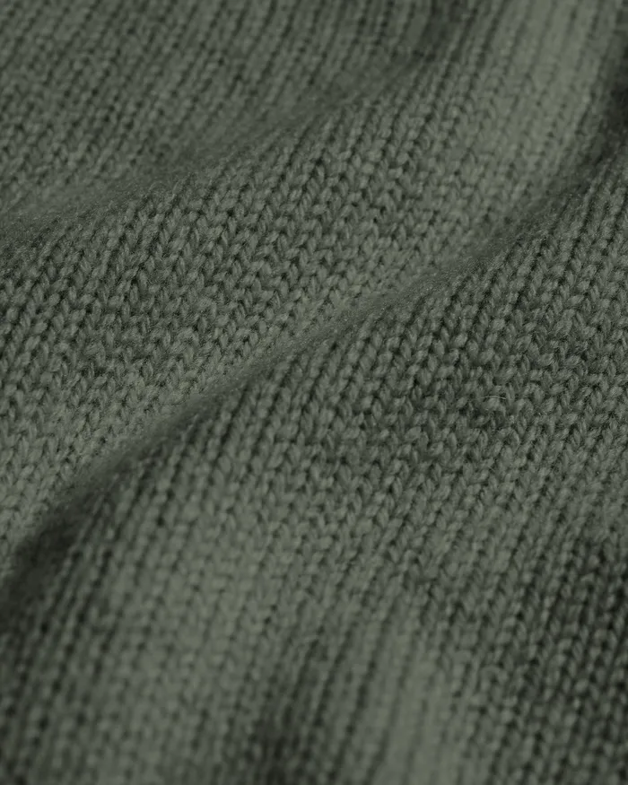 Women Oversized Merino Wool Crew 8211 Dusty Olive Knit Sweaters Colorfulstandard
