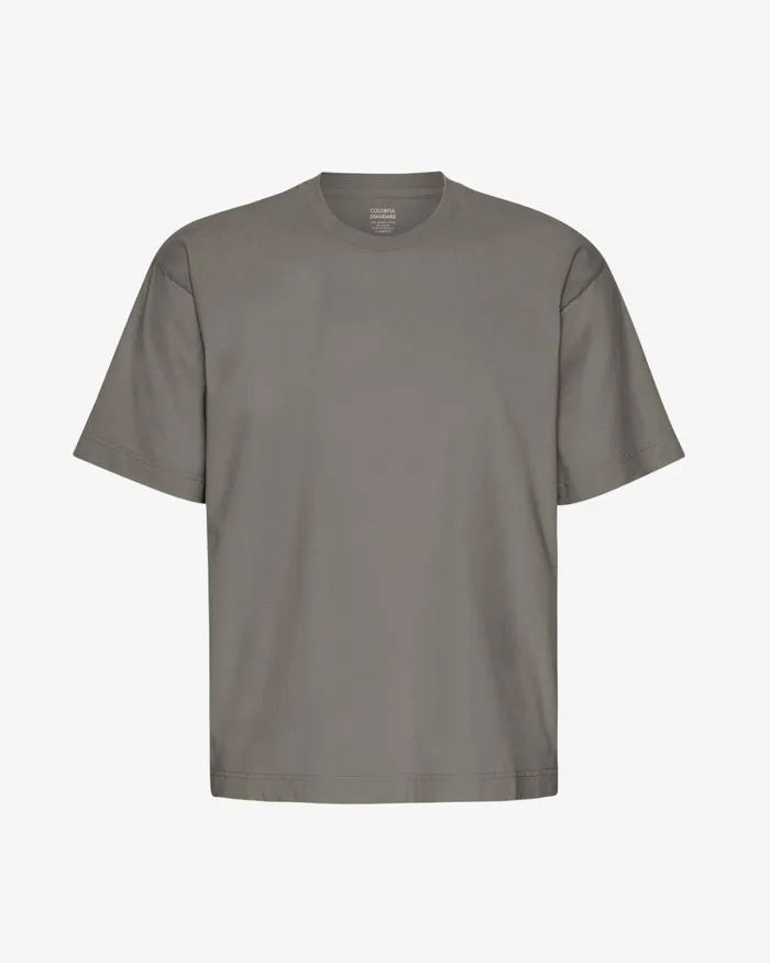 Women Oversized Organic TShirt Misty Brown Colorful Standard TShirts