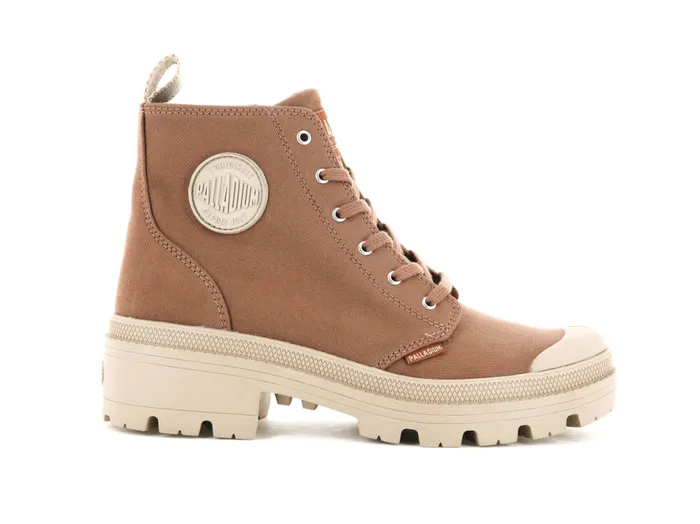 Women PALLABASE TWILL Peru Archive PALLADIUM Heel Boots